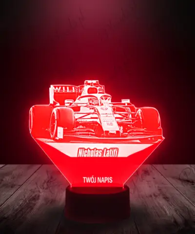 Lampka LED 3D Plexido Nicholas Latifi Formuła 1 - 2