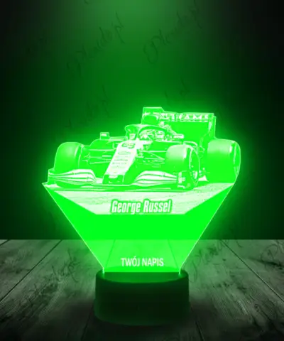 Lampka LED 3D Plexido George Russel Formuła 1 - 3