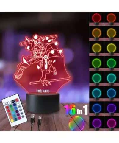Lampka Nocna 3D LED LAMP Uzumaki Naruto