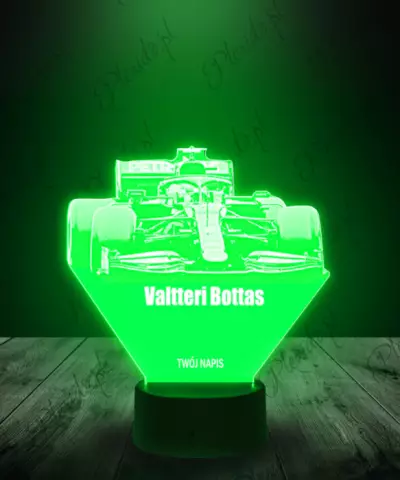Lampka LED 3D Plexido Valtteri Bottas - 3