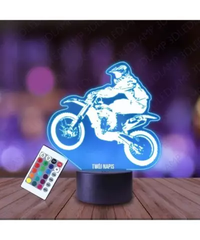 Lampka Nocna 3D LED LAMP Motocross Enduro