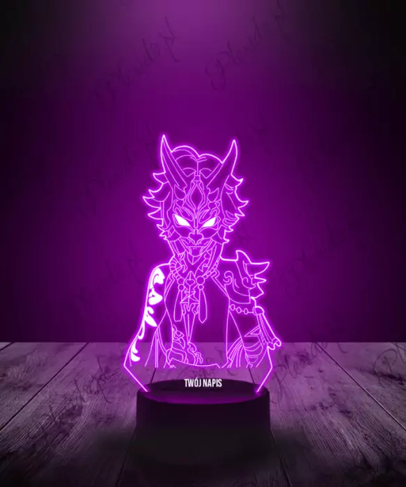 Lampka LED 3D Plexido Xiao Genshin Impact