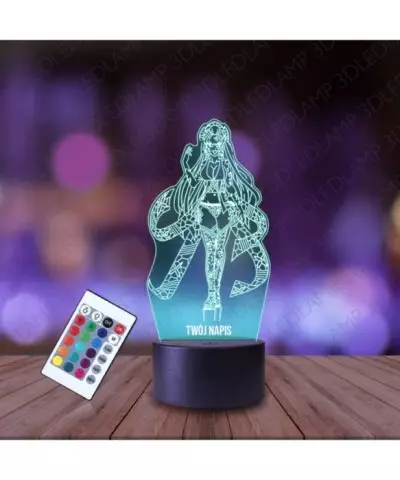 Lampka Nocna 3D LED LAMP Demon Daki Demon Slayer