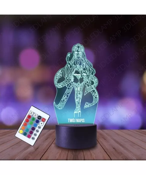 Lampka Nocna 3D LED LAMP Demon Daki Demon Slayer