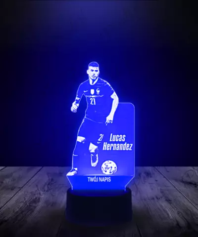 Lampka LED 3D Plexido Lucas Hernandez - 2