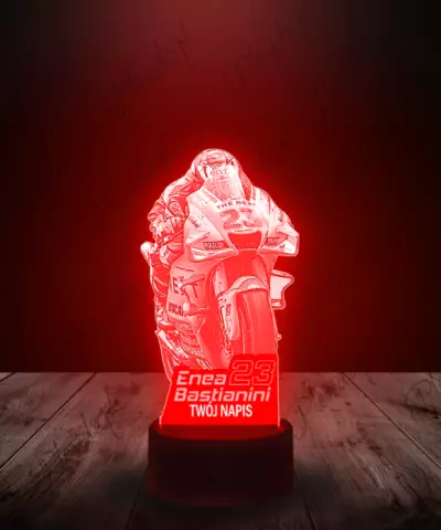 Lampka LED 3D Plexido Moto Gp Enea Bastianini - 2