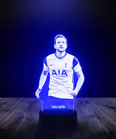 Lampka LED 3D Plexido Piłkarz Tottenham Hotspur Klub - 3