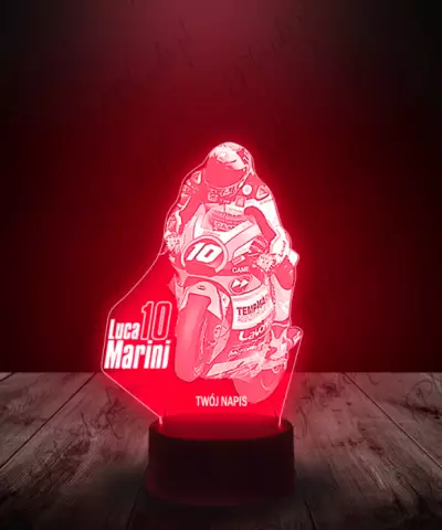 Lampka LED 3D Plexido Moto Gp Luca Marini - 2