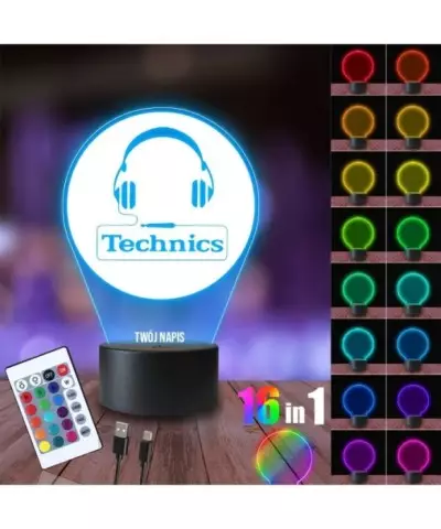 Lampka Nocna 3D LED LAMP Technics