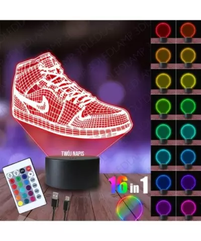 Lampka Nocna 3D LED LAMP But Nike Sneakers