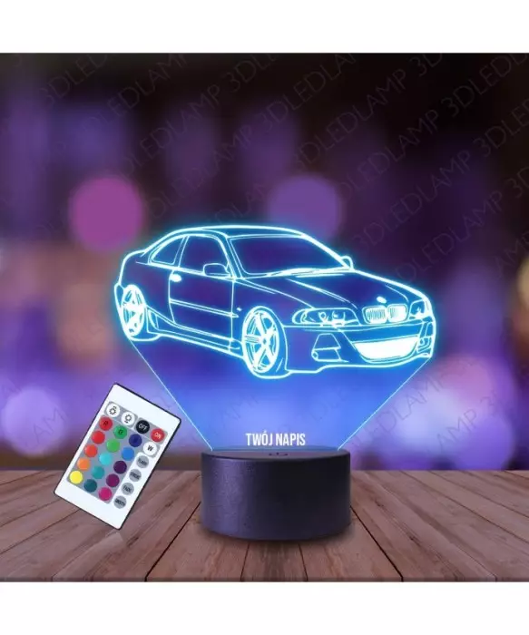 Lampka Nocna 3D LED LAMP BMW E46 Coupe