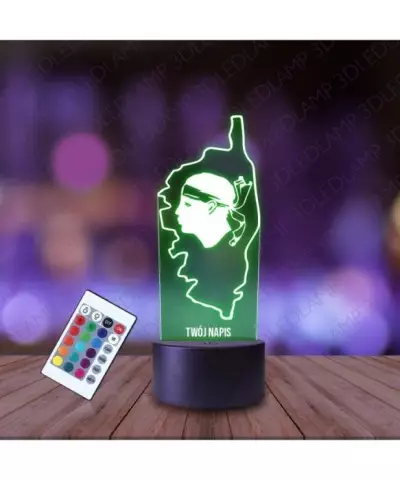 Lampka Nocna 3D LED LAMP Flaga Korsyki