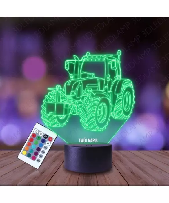 Lampka Nocna 3D LED LAMP Traktor Ciągnik