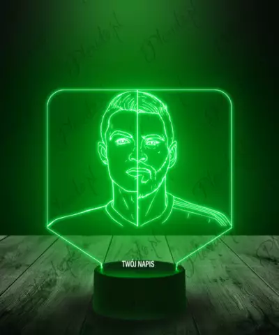 Lampka LED 3D Plexido Ronaldo vs Messi - 1