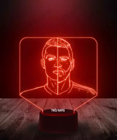 Lampka LED 3D Plexido Ronaldo vs Messi - 2
