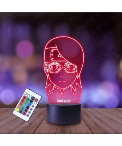 Lampka Nocna 3D LED LAMP Sarada Anime