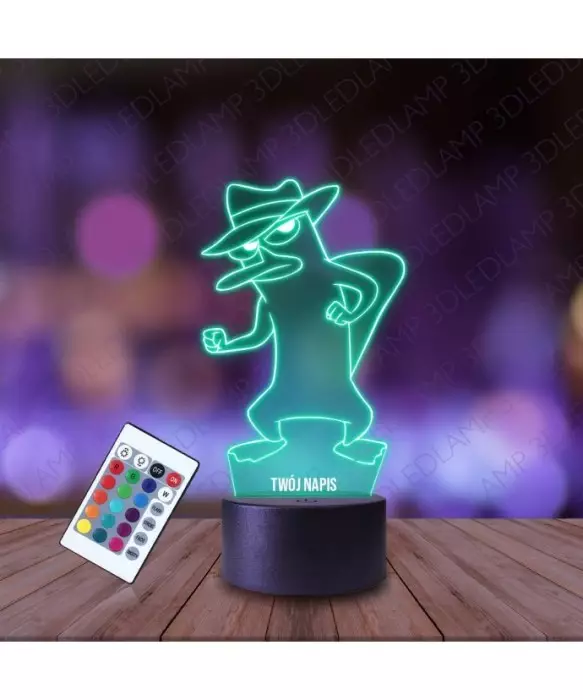 Lampka Nocna 3D LED LAMP Pepe Pan Dziobak