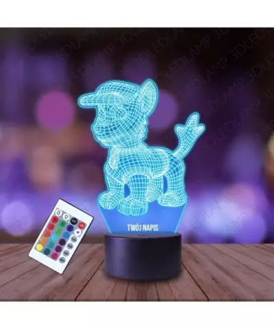 Lampka Nocna 3D LED LAMP Piesek Psi Patrol