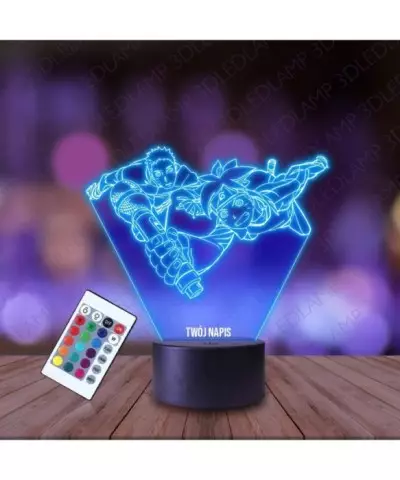 Lampka Nocna 3D LED LAMP Naruto z Boruto