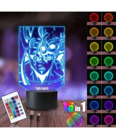 Lampka Nocna 3D LED LAMP Jojo's Bizzare Adventure 2