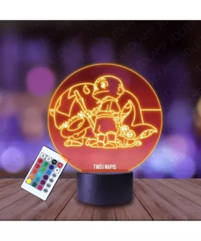 Lampka Nocna 3D LED LAMP Awatar Aanga Postacie