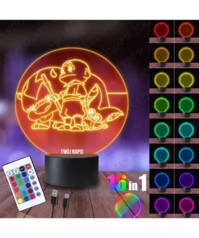 Lampka Nocna 3D LED LAMP Awatar Aanga Postacie