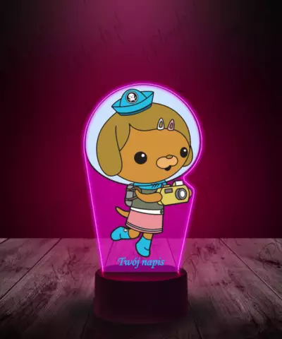Lampka LED 3D Plexido z Nadrukiem Oktonauci Dashi - 2