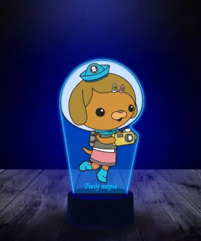 Lampka LED 3D Plexido z Nadrukiem Oktonauci Dashi - 3