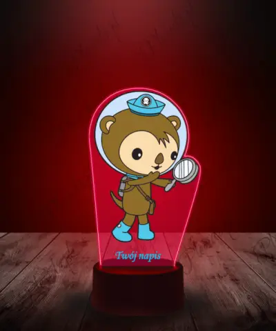 Lampka LED 3D Plexido z Nadrukiem Oktonauci Małpka - 2