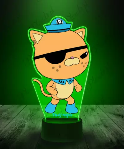 Lampka LED 3D Plexido z Nadrukiem Oktonauci Kwazii - 2