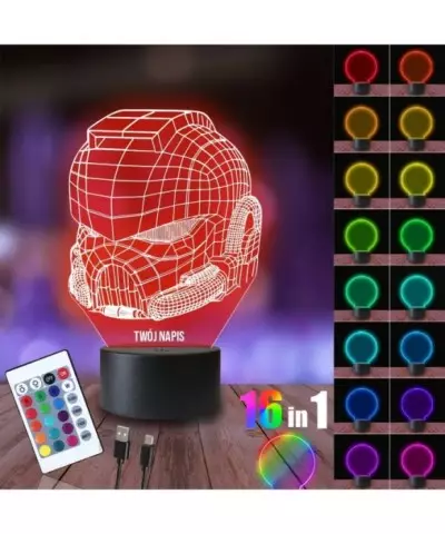 Lampka Nocna 3D LED LAMP Star Wars Stormtrooper