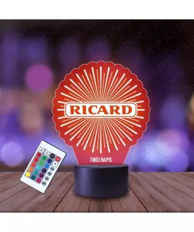 Lampka Nocna 3D LED LAMP Ricard