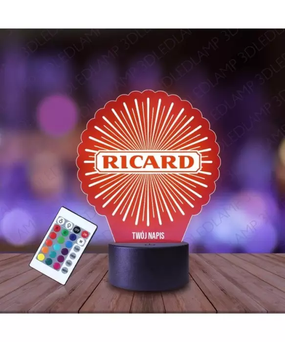 Lampka Nocna 3D LED LAMP Ricard