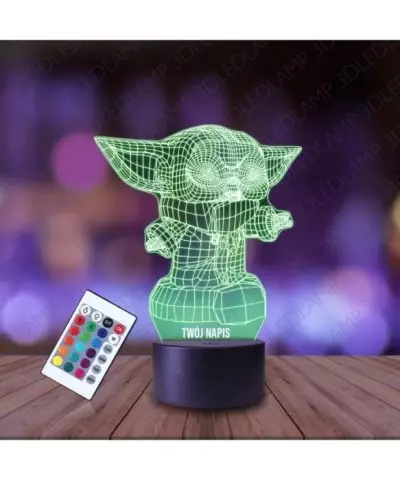 Lampka Nocna 3D LED LAMP Star Wars Baby Yoda Posąg