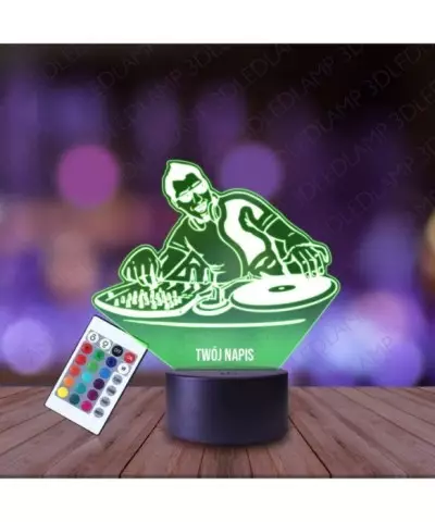 Lampka Nocna 3D LED LAMP DJ Konsola
