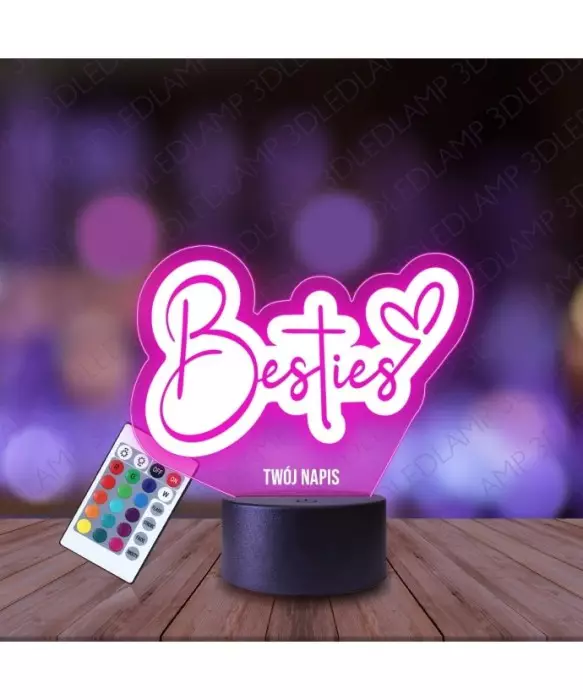 Lampka Nocna 3D LED LAMP Przyjaciółki Besties
