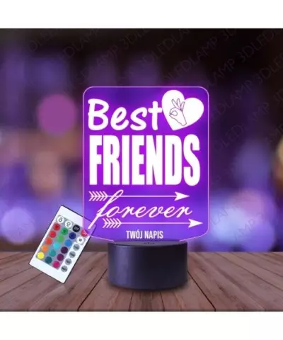 Lampka Nocna 3D LED LAMP Wieczna Przyjaźń