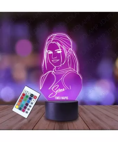 Lampka Nocna 3D LED LAMP Selena Gomez
