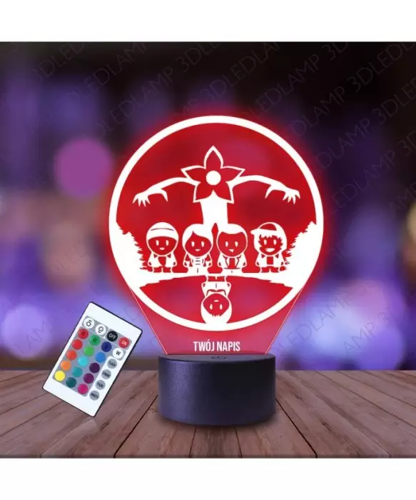Lampka Nocna 3D LED LAMP Serial Stranger Things