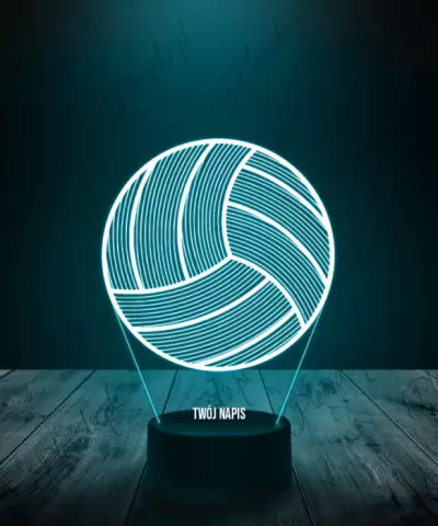 Lampka LED 3D Plexido Piłka do Siatkówki