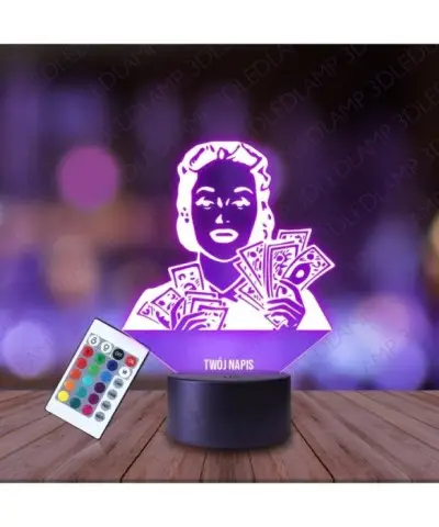 Lampka Nocna 3D LED LAMP Osiągnięcie Awansu