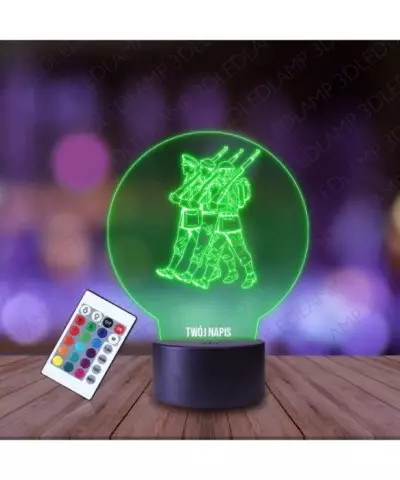 Lampka Nocna 3D LED LAMP Stranicy Graniczni