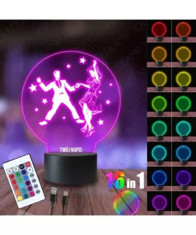 Lampka Nocna 3D LED LAMP Studniówka