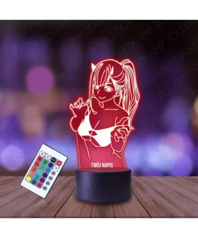 Lampka Nocna 3D LED LAMP Zero Two Darling in the Franxx Postać