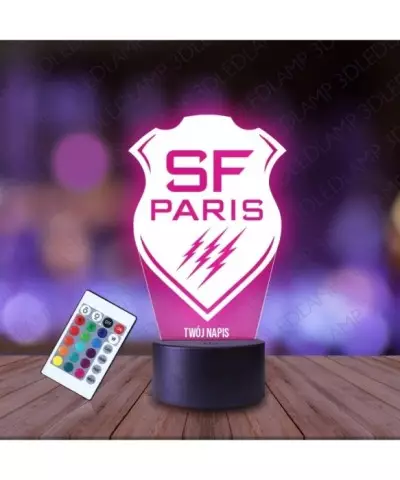 Lampka Nocna 3D LED LAMP SF Paris Stade Français
