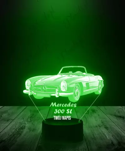 Lampka LED 3D Plexido Mercedes 300 SL - 1