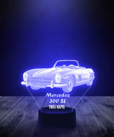 Lampka LED 3D Plexido Mercedes 300 SL - 2