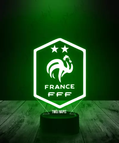 Lampka LED 3D Plexido Reprezentacja Francji Piłka Nożna - 1