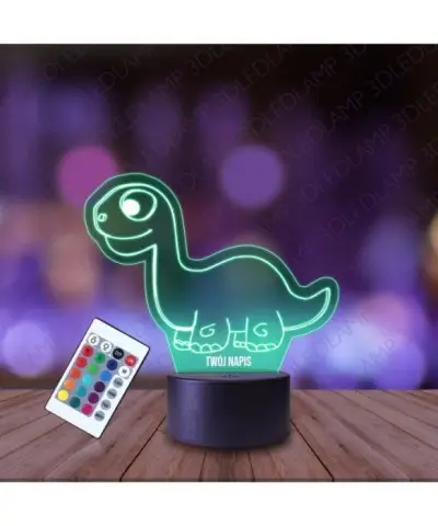 Lampka Nocna 3D LED LAMP Dinuś Dino Dinozaur