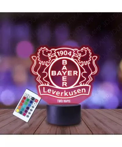 Lampka Nocna 3D LED LAMP Bayer Leverkusen Piłka Nożna